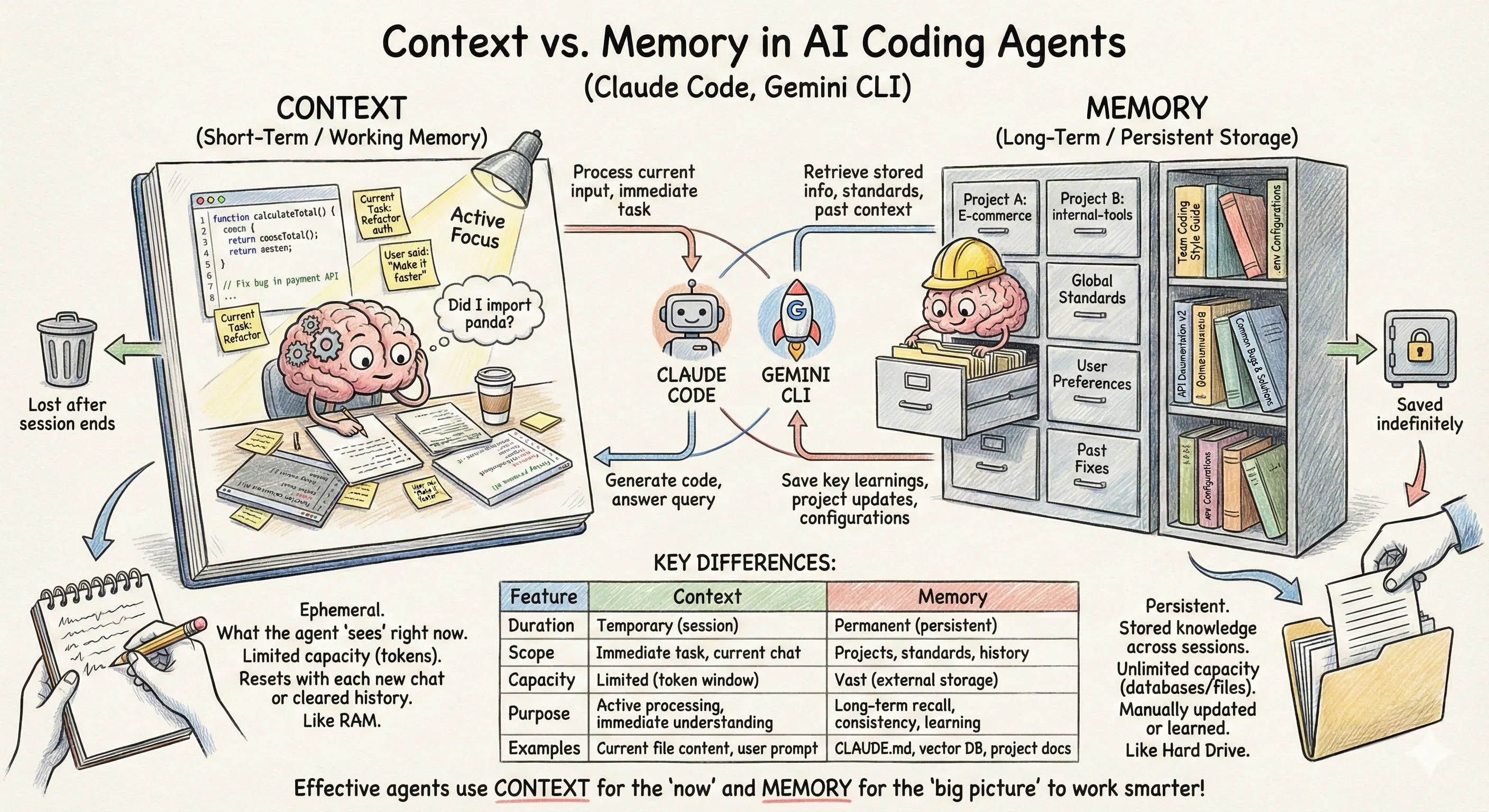 memory vs context